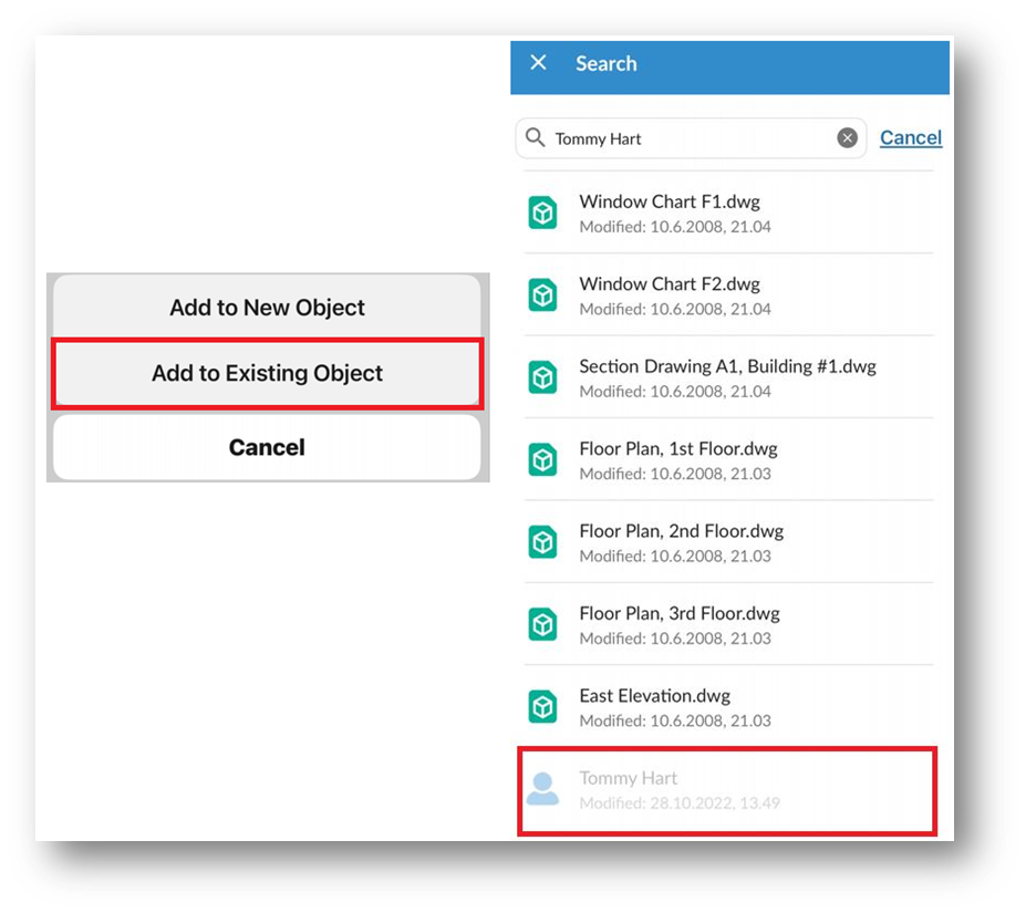 Object is greyed out when trying to add file for existing object via M ...