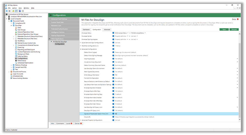 DocuSign: 'Document signature placeholder search interrupted' Error in ...