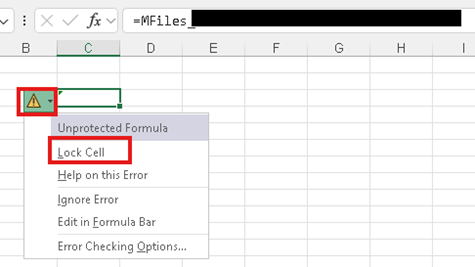 Excel Type Mismatch error when using embedded metadata