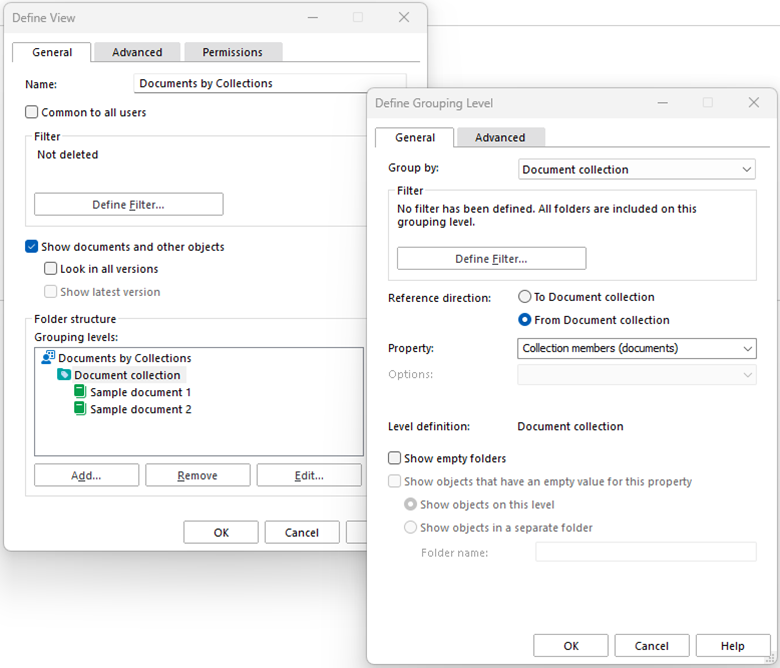 How to export Document Collection members in M-Files