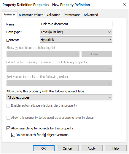 Referencing a specific version of a document