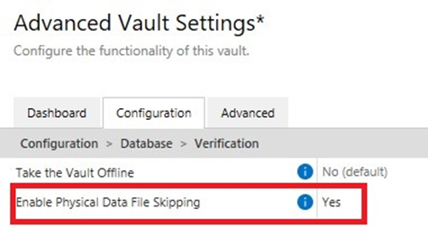 How to run Verify & Repair in M-Files without data file check