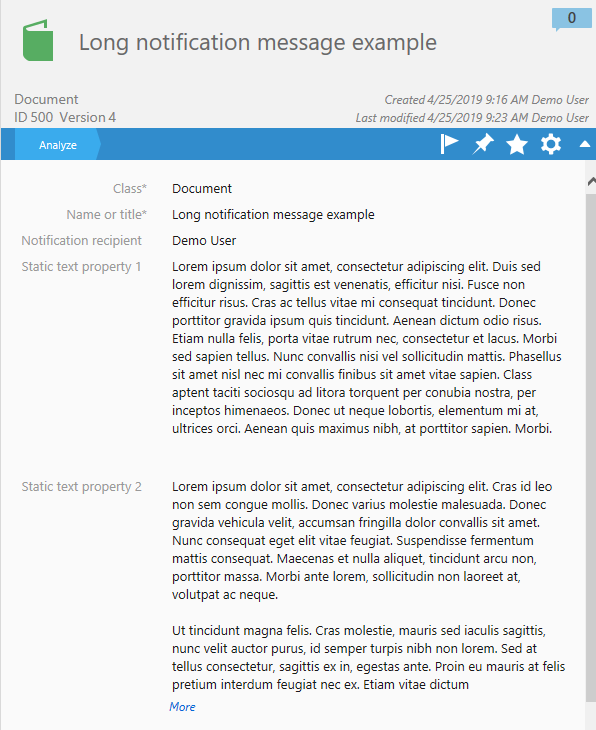 Limit of 1000 Characters In Notification Message Contents