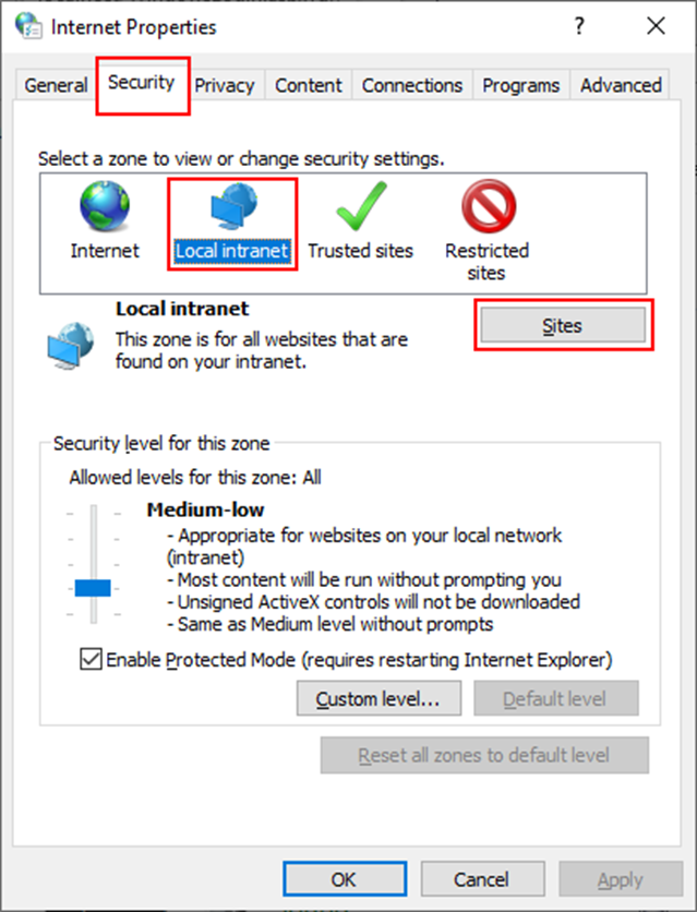 Classic Web Windows SSO asking for credentials