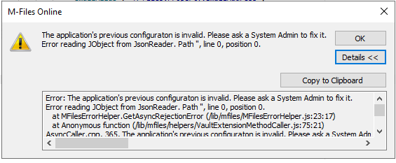 DocuSign 2.0 error during setup and configuration