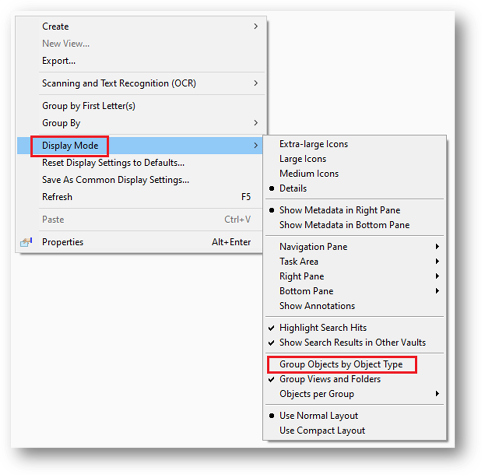 How to Group Objects by Their Types in Search or View Listings