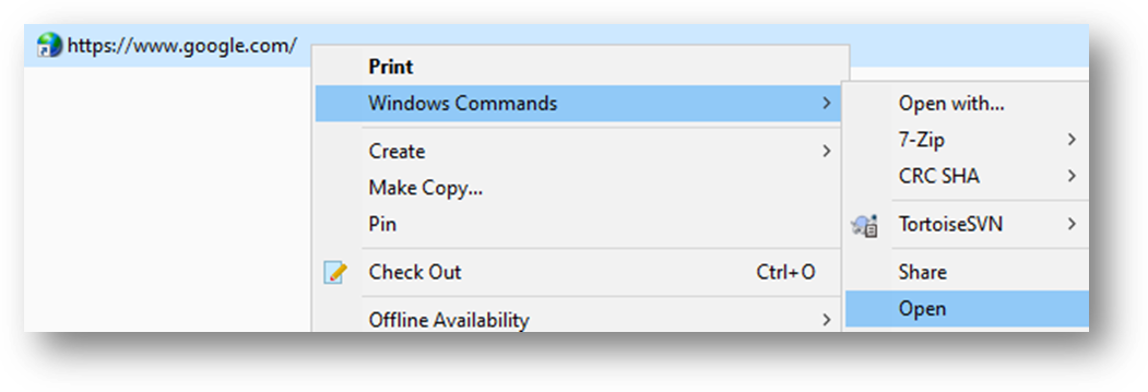 Open URL files to browser instead of the default 