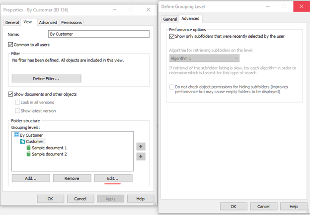 View navigation differences between M-Files Desktop and M-Files Web